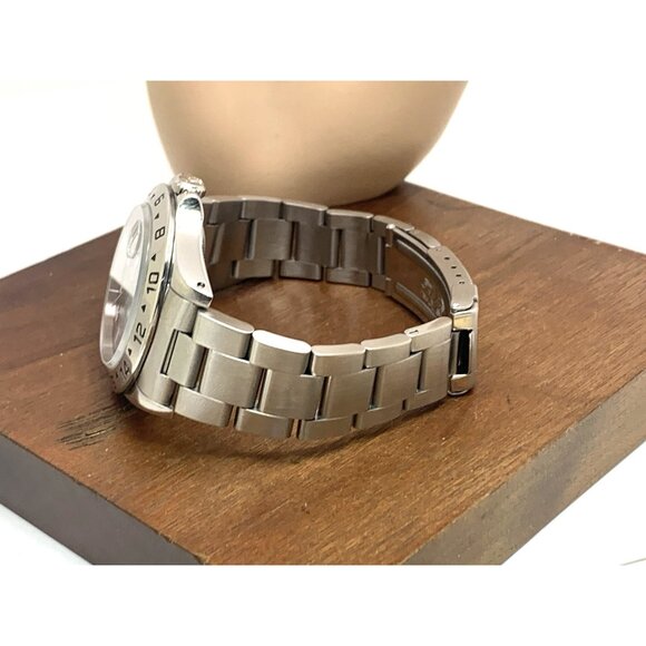 Rolex Men's Watch Explorer II 16570 GMT Swiss Automatic Black Dial Silver Steel - Picture 9 of 14